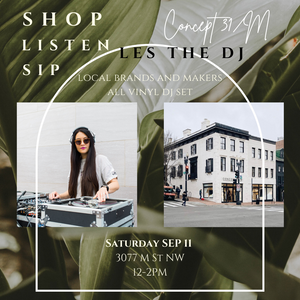 Sip + Shop with Les the DJ